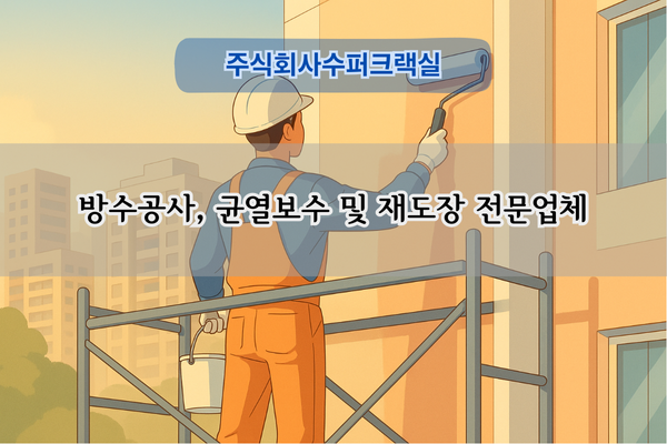 선큰계단 방수 전문