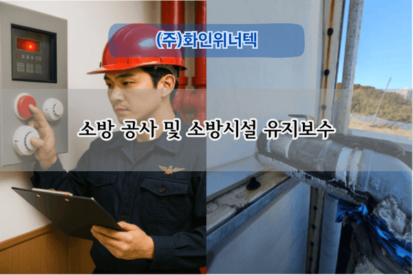 화재 수신기 교체 및 소방공사