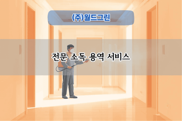 전문 소독 용역 서비스