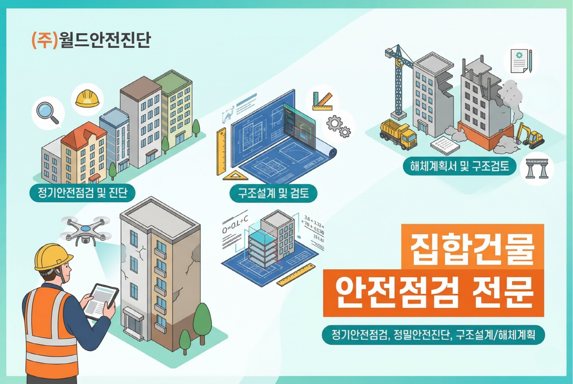 시설물 정밀안전진단·정기안전점검 전문 서비스