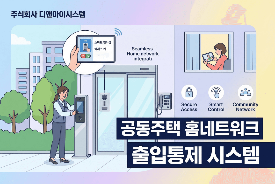 공동주택 홈네트워크 출입통제 시스템 설치 서비스 제공