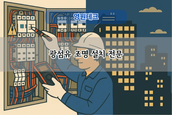 광섬유 조명 설치 전문