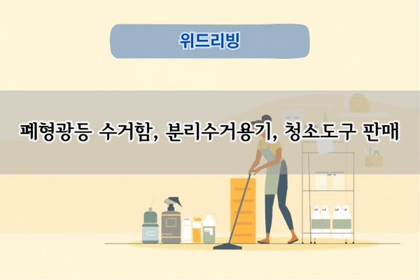 폐형광등 수거함 구매 전문