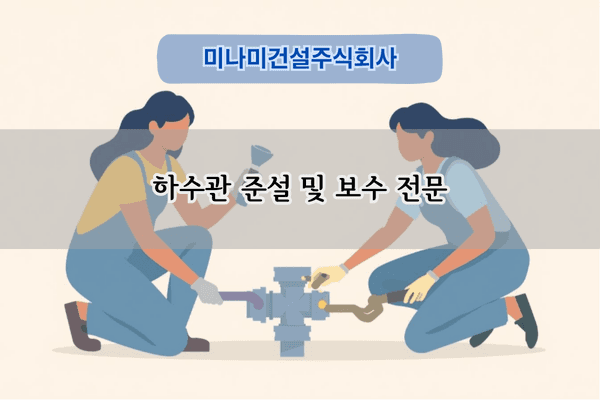 하수관 준설 및 보수 전문