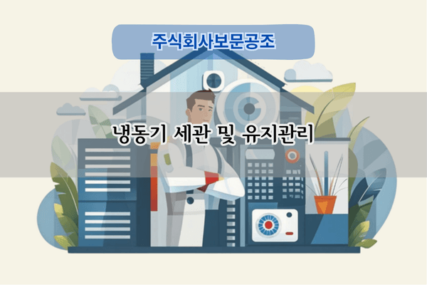 냉동기 세관 및 유지관리