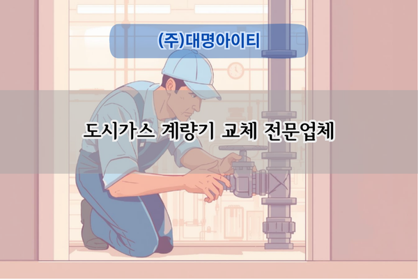 도시가스 계량기 교체 전문업체