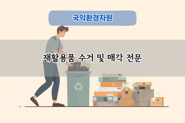재활용품 수거 및 매각 전문