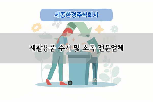 재활용품 수거 및 소독 전문업체