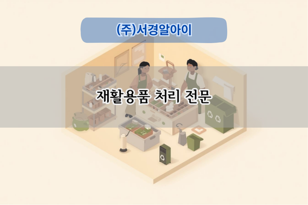 재활용품 처리 전문