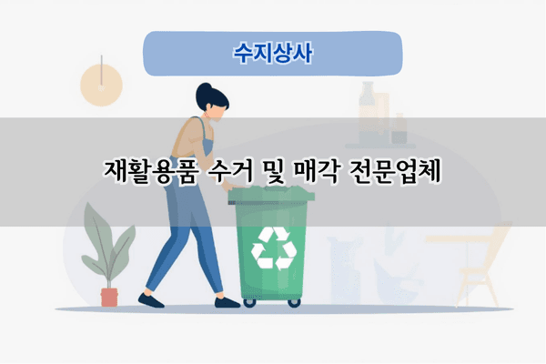재활용품 수거 및 매각 전문업체