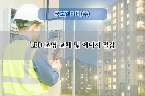 LED 조명 교체 및 에너지 절감